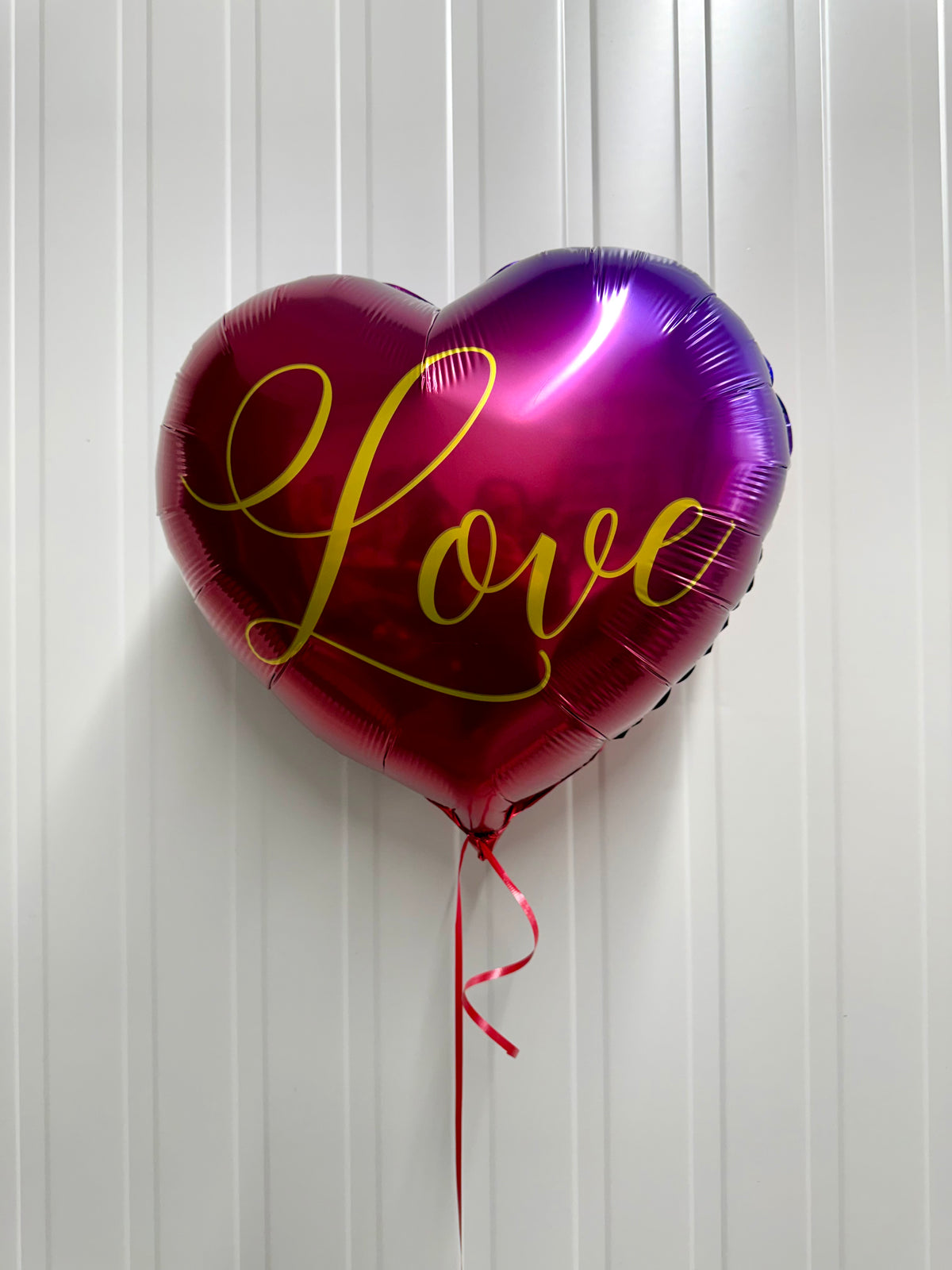 Red & Gold Love Balloon